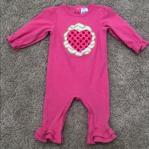 Heart Ruffle Onesie